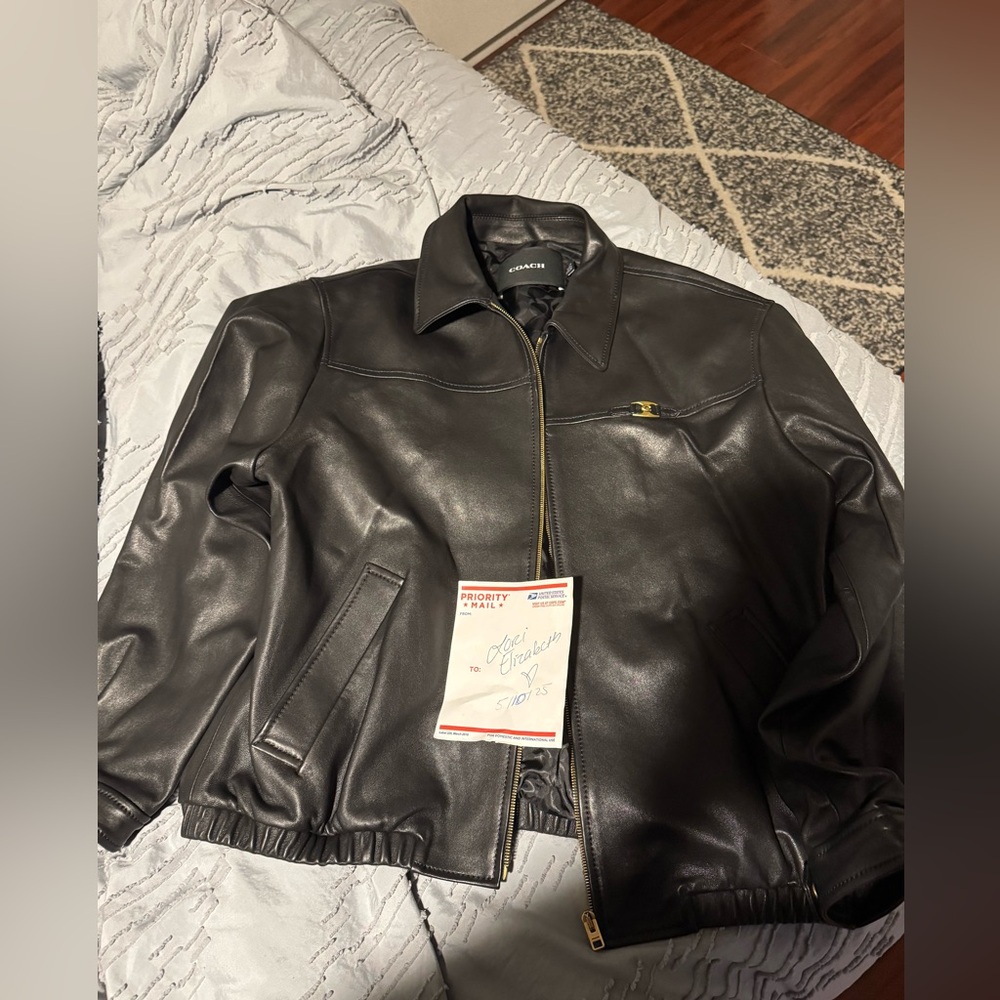 Coach (retail) leather jacket